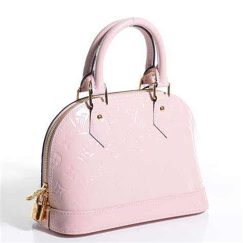 louis vuitton alma bb vernis rose ballerine|Louis Vuitton monogram vernis.